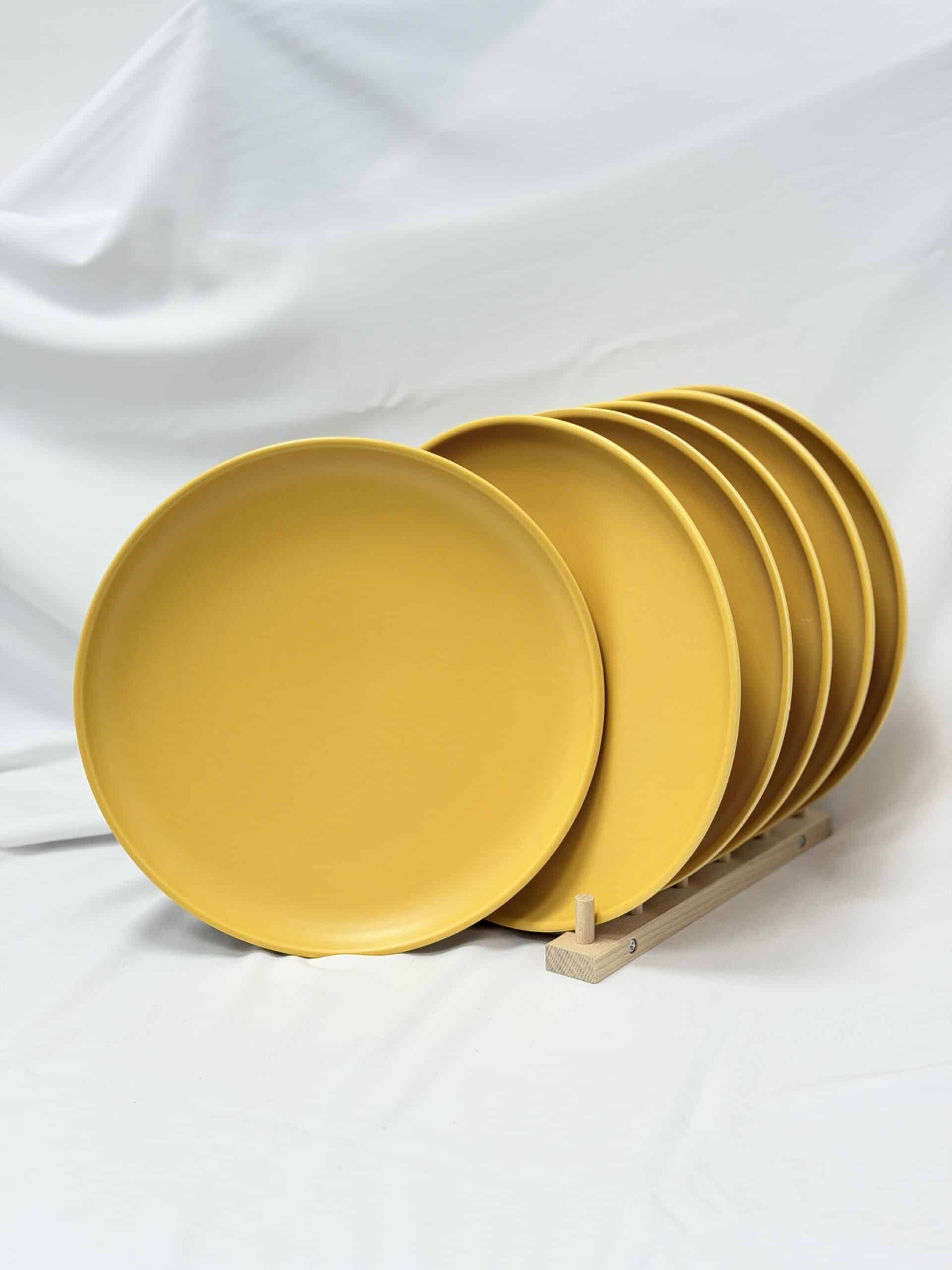 שישיית צלחות MODERN MUSTARD – תמונה 2