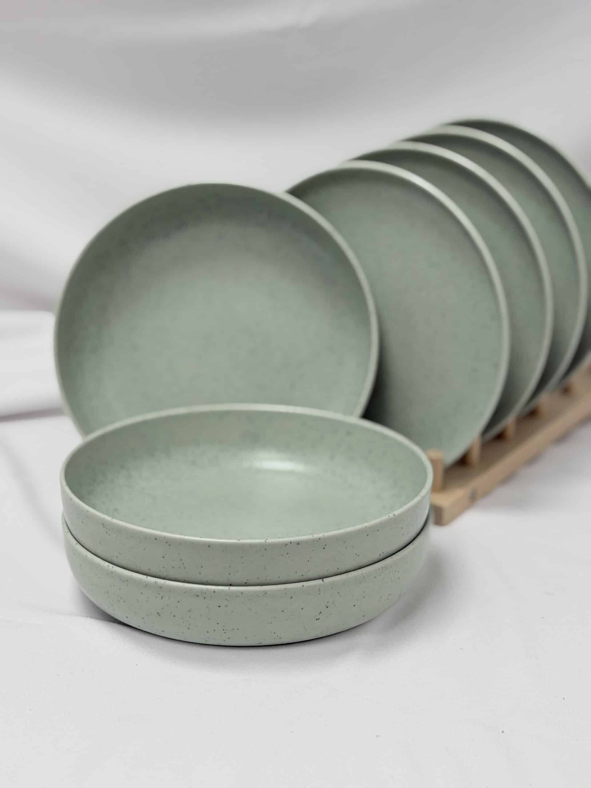 3 צלחות עמוקות 4 צלחות שטוחות MINT – תמונה 4