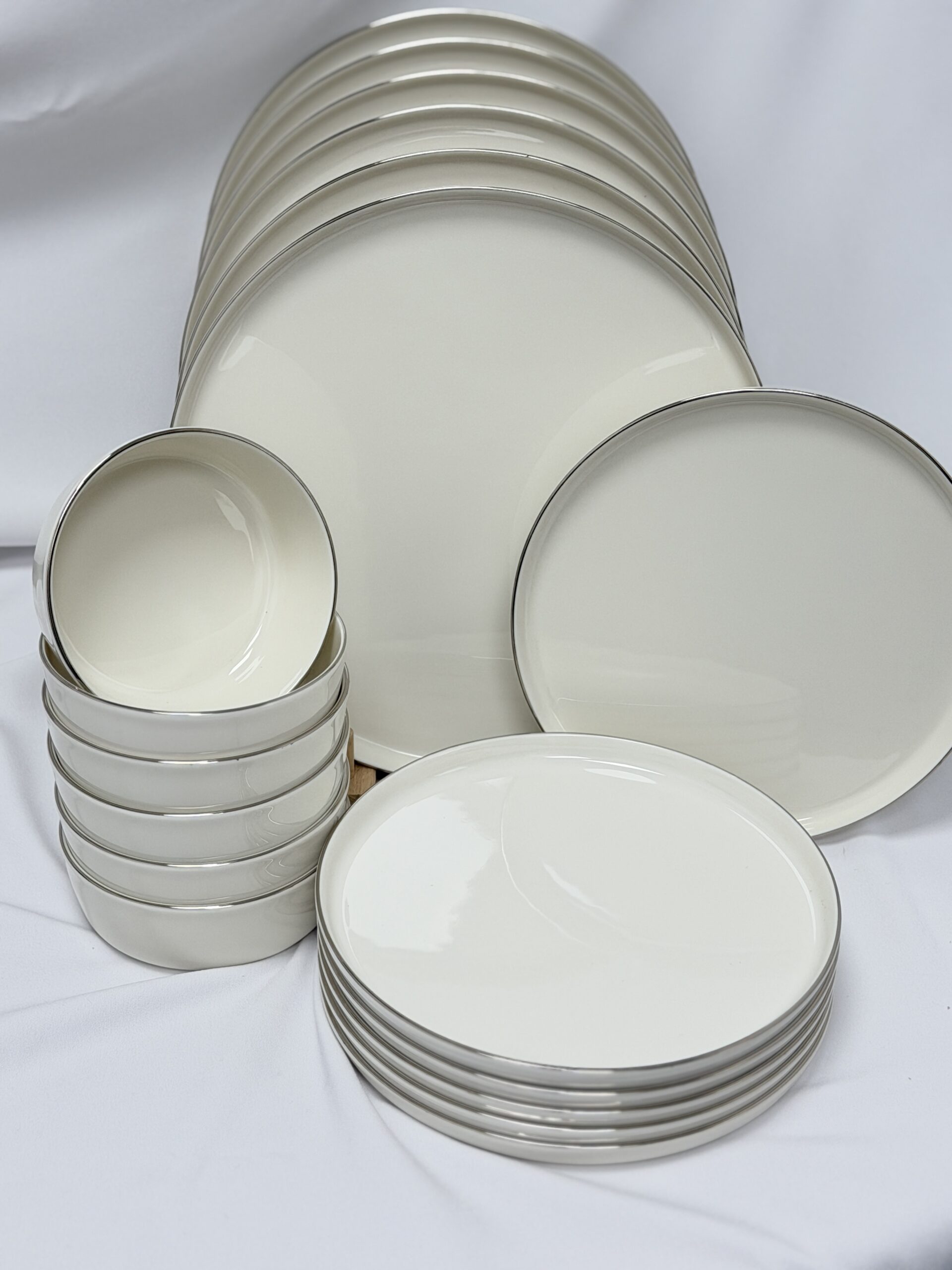 סט צלחות פורצלן PLATINUM – תמונה 2