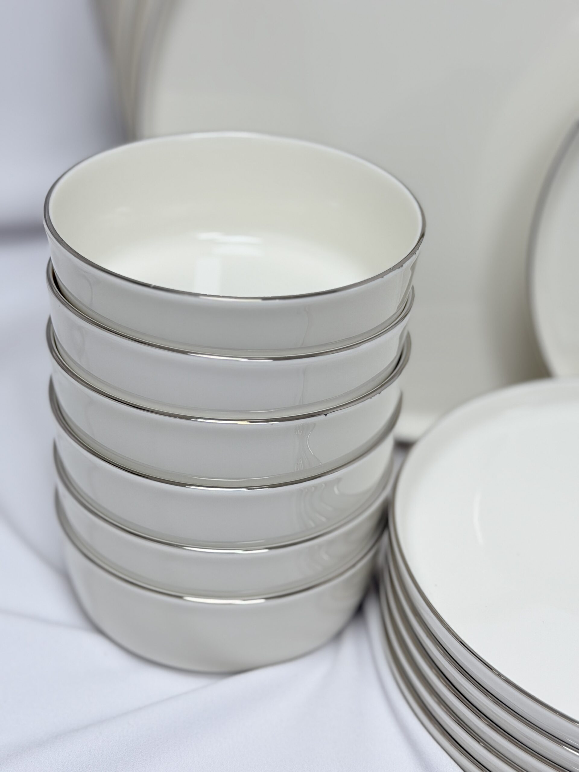 סט צלחות פורצלן PLATINUM – תמונה 4